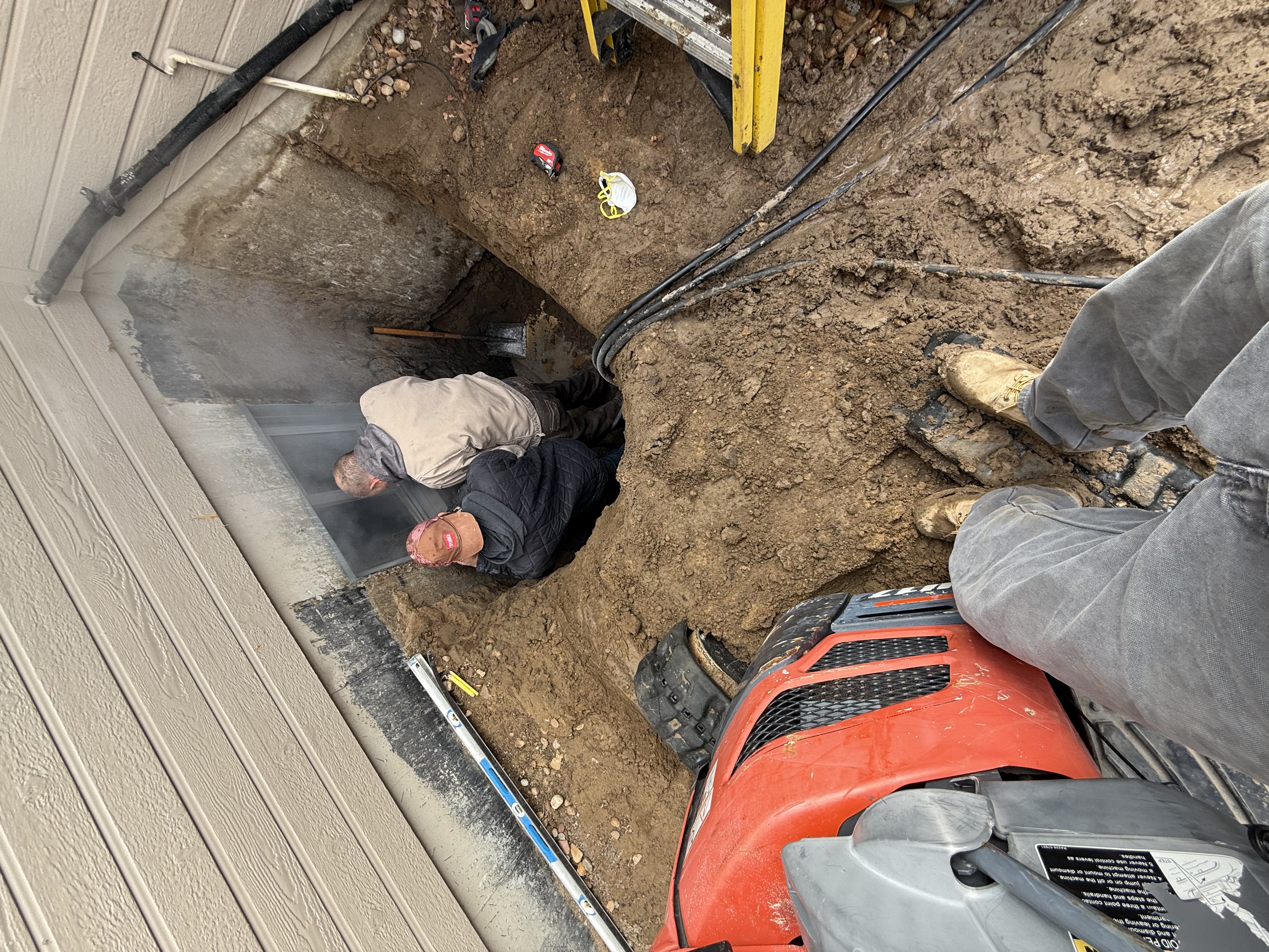 Egress window installation Denver