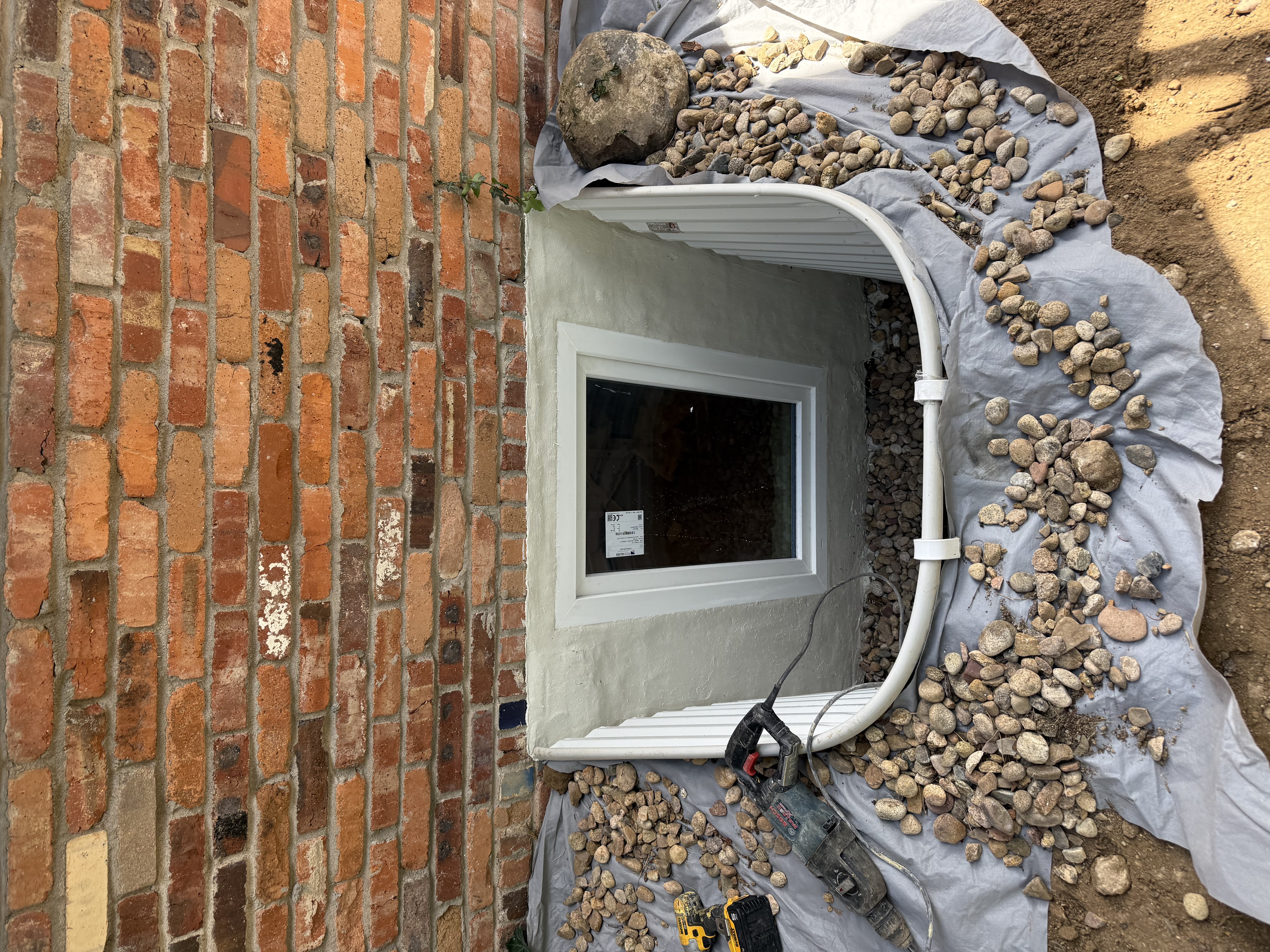 Window well installation Denver